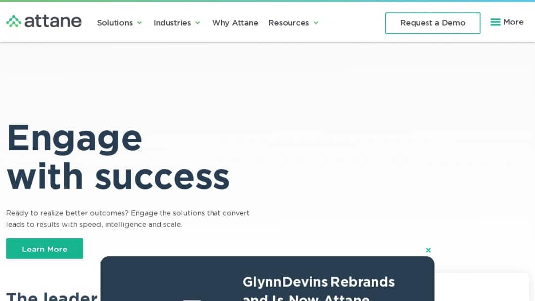 Screenshot of GlynnDevins's Website