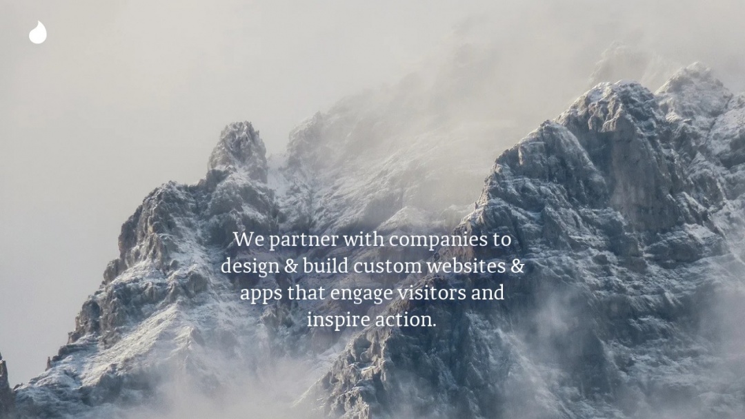 Screenshot of Grey Sky Media's Website