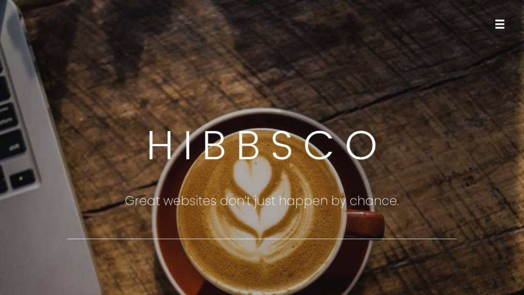 Screenshot of HibbsCo Ltd's Website