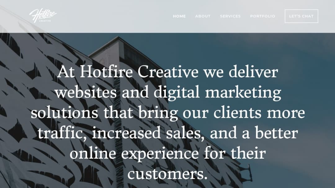 Screenshot of Human Made Design's Website