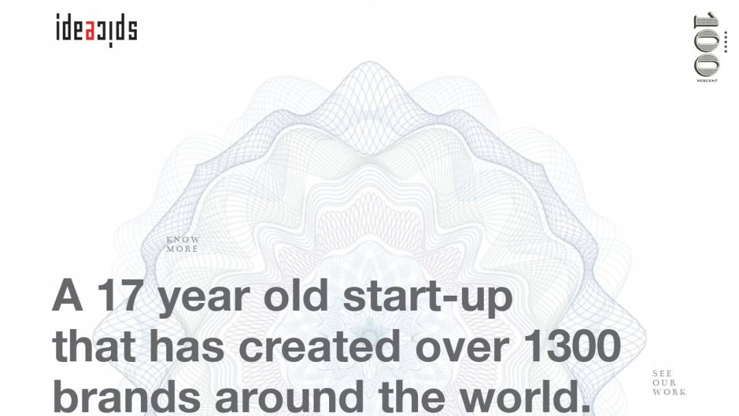 Screenshot of Idea Spice's Website