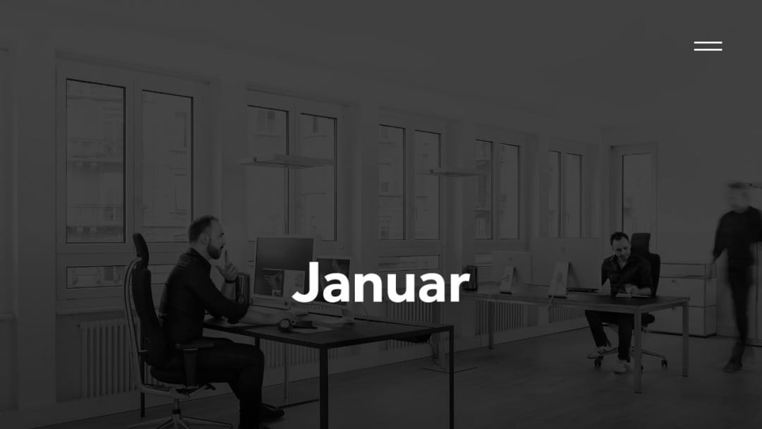 Screenshot of Januar Designbüro's Website