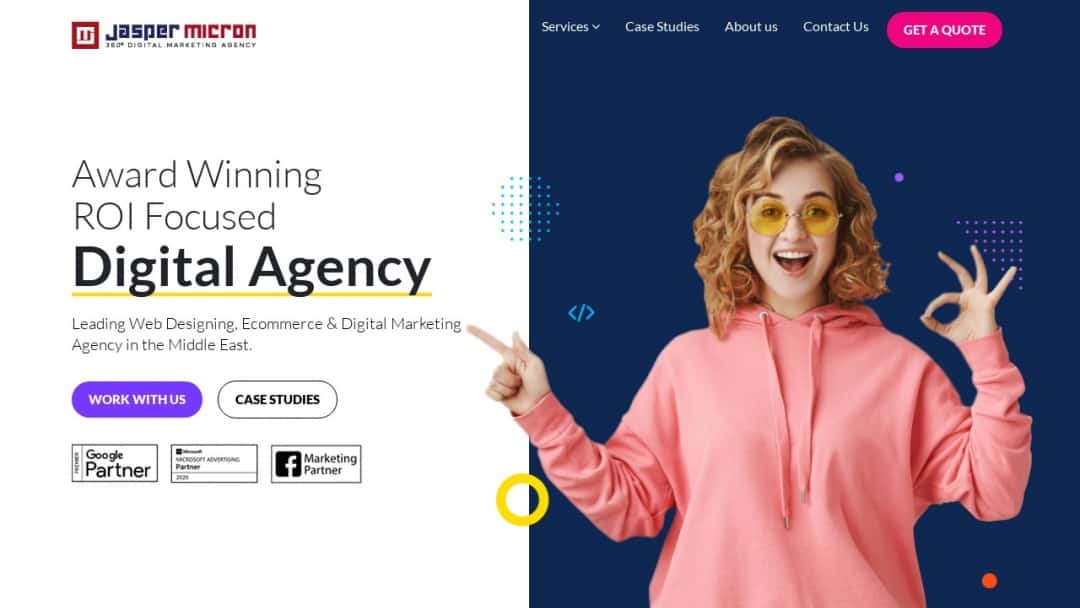 Screenshot of Jasper Micron's Website