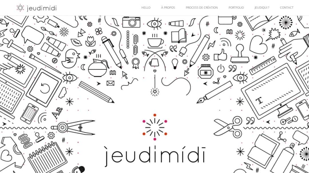 Screenshot of Jeudimidi's Website