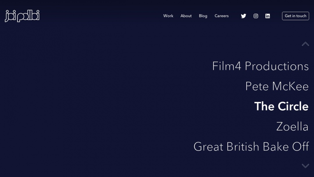 Screenshot of Joi Polloi's Website