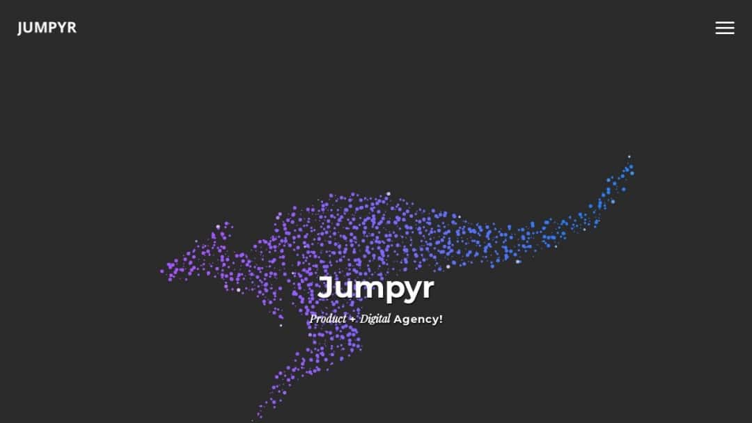 Screenshot of Jumpyr's Website