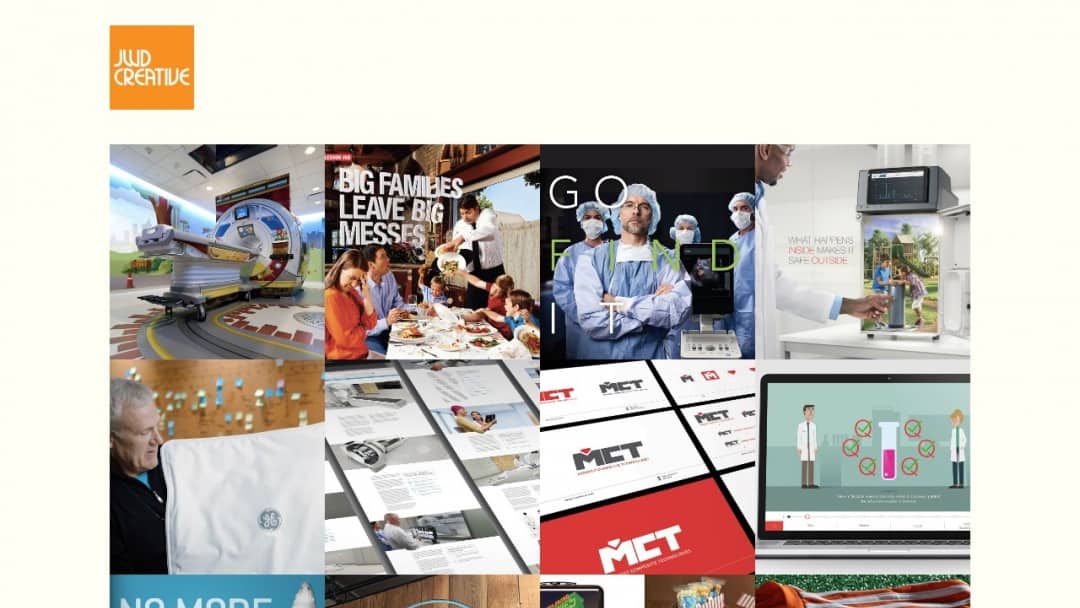 Screenshot of JWD Creative's Website