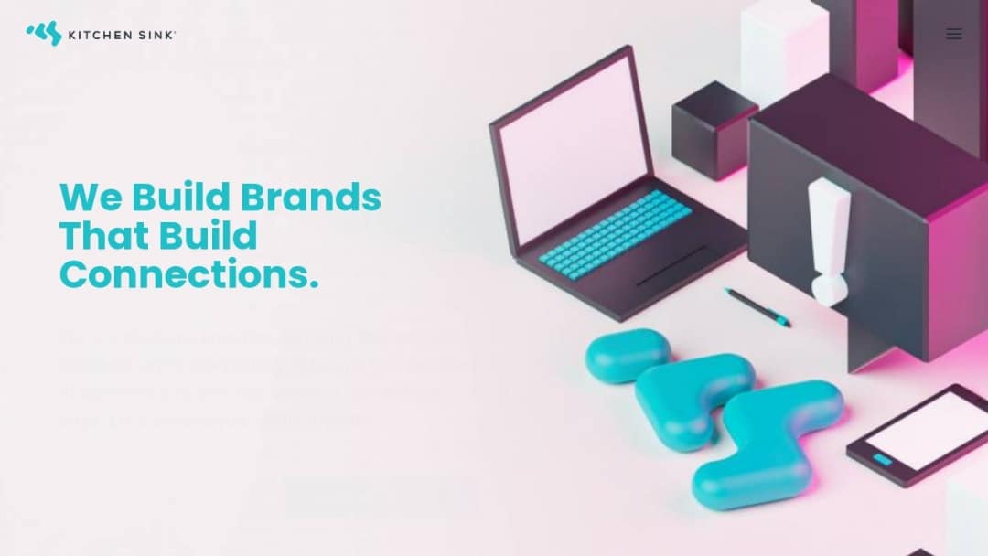 Screenshot of Kitchen Sink Studios, Inc.'s Website