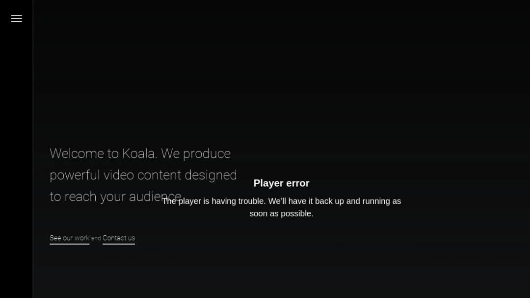 Screenshot of Koala's Website