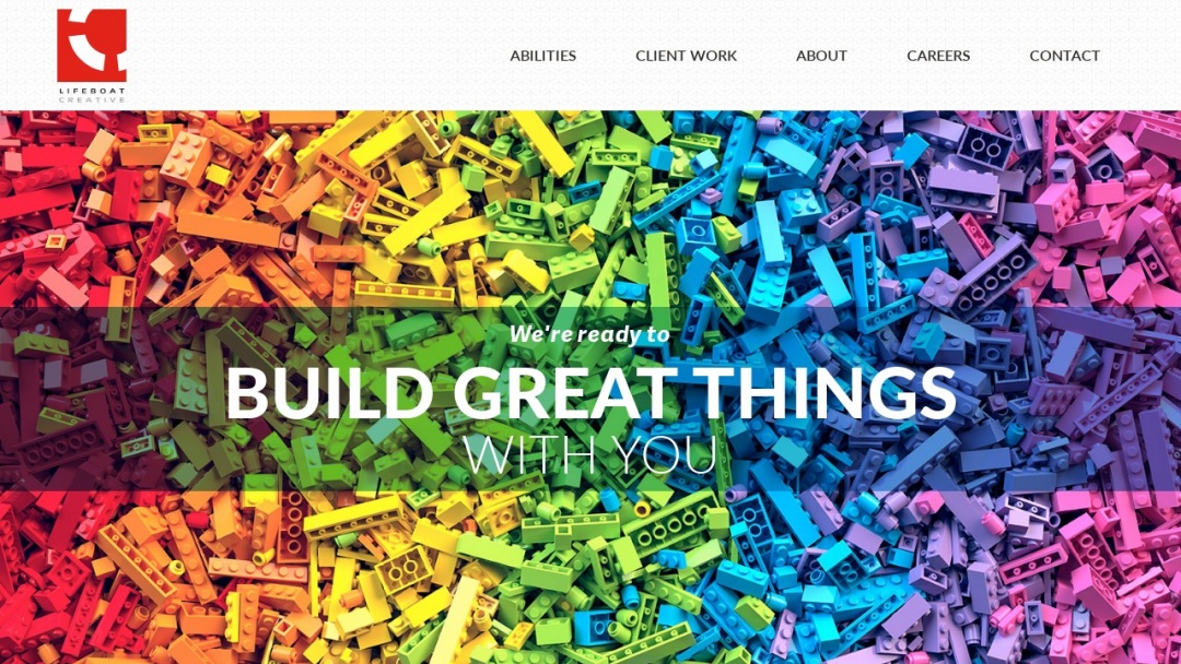 Screenshot of Lifeboat Creative's Website