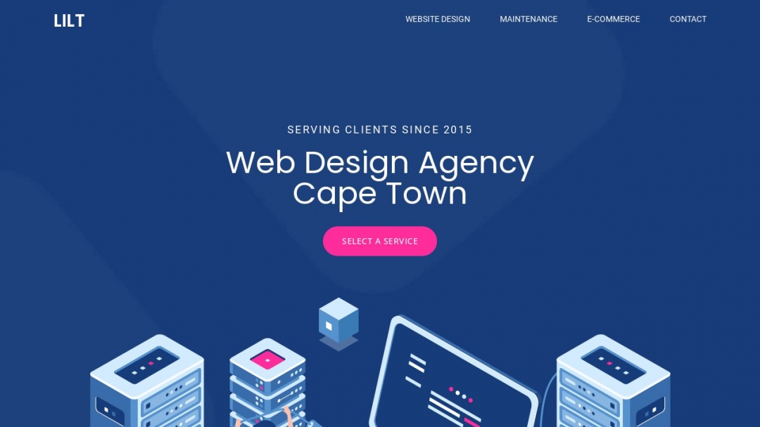 Screenshot of LILT's Website