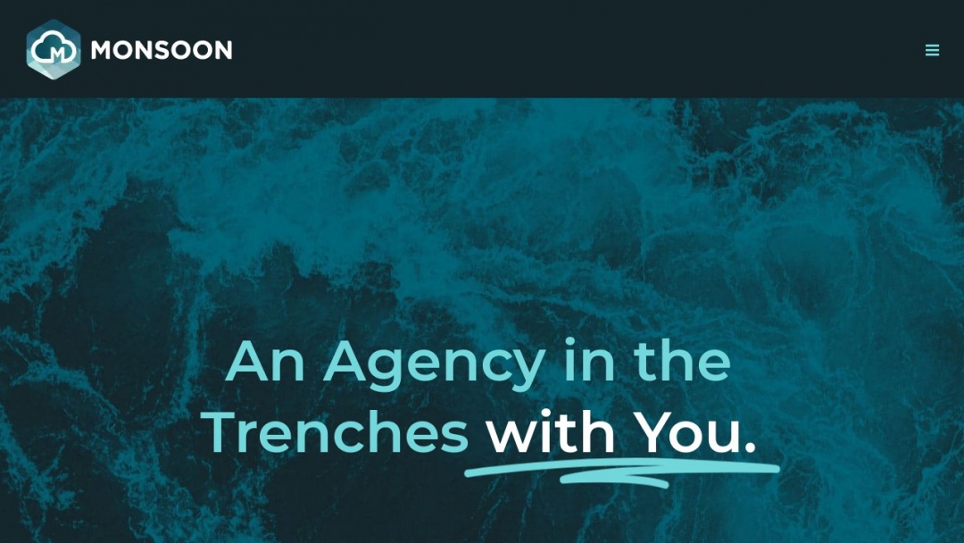 Screenshot of Monsoon Design's Website