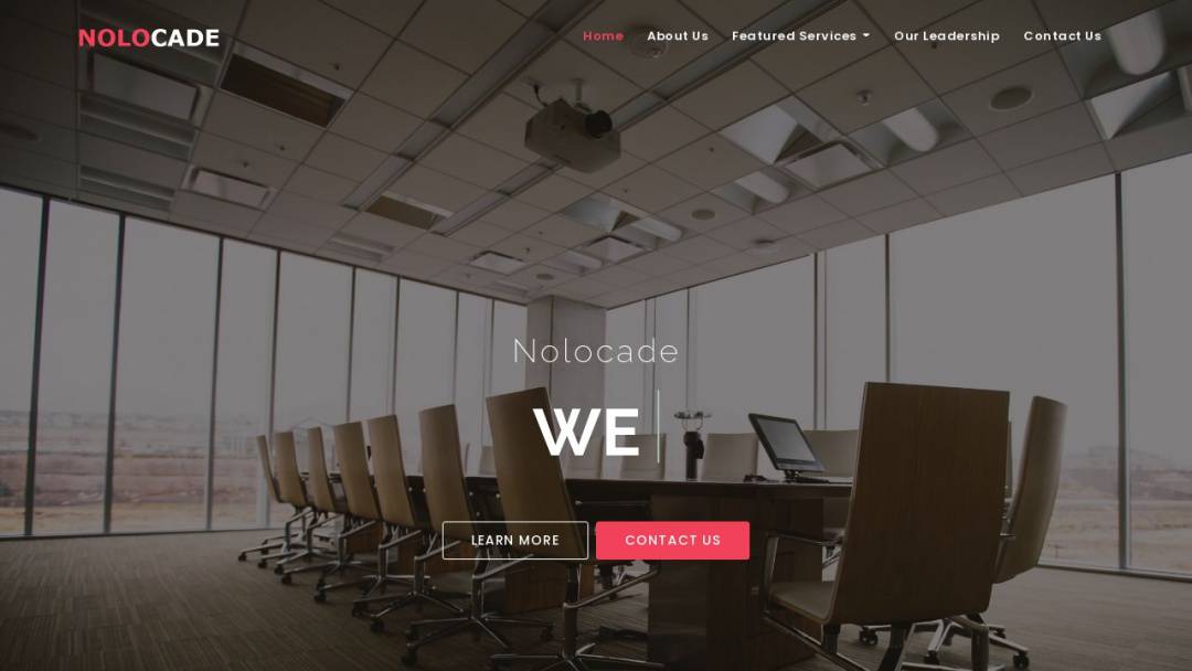 Screenshot of Nolocade LLC's Website