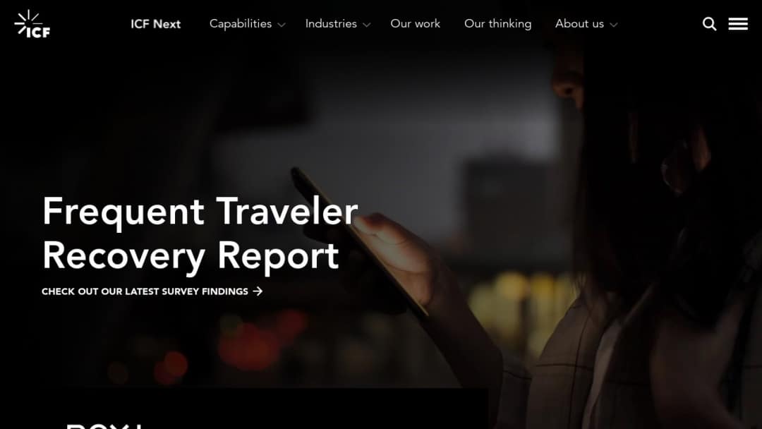 Screenshot of Olson's Website