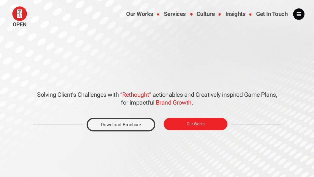 Screenshot of Open Designs's Website