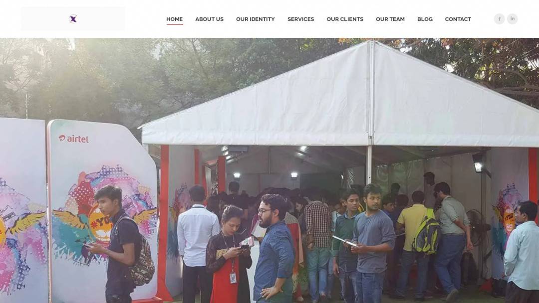 Screenshot of Pixelsearch Limited's Website