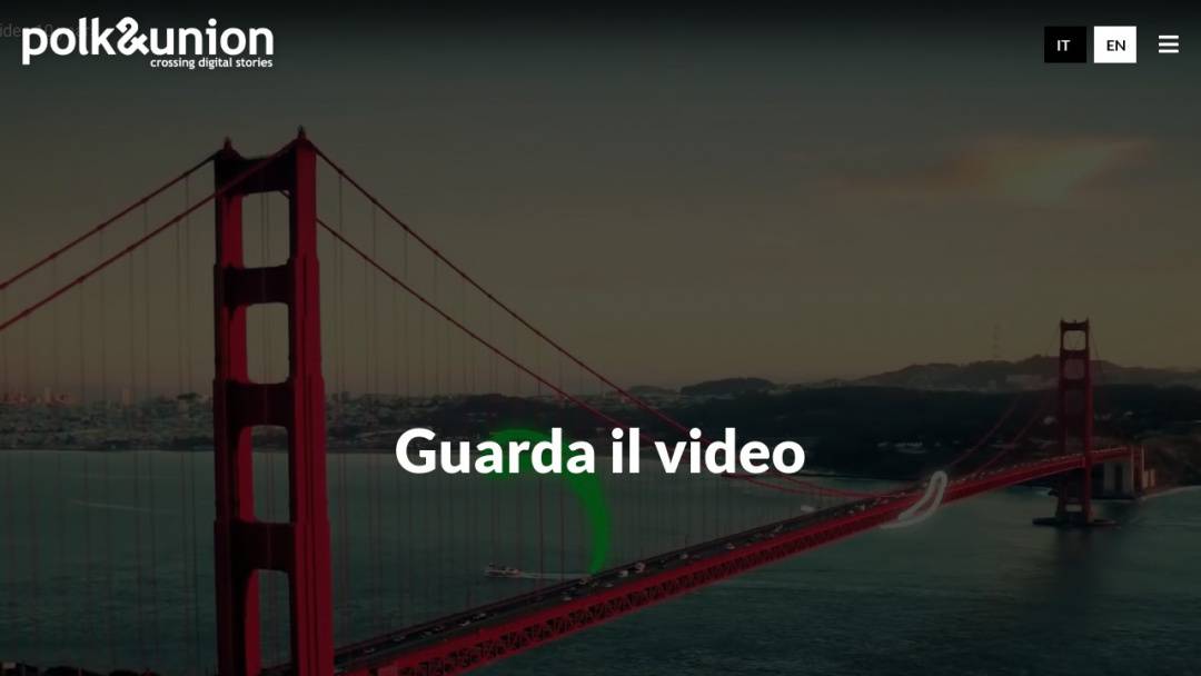 Screenshot of Polk&Union's Website