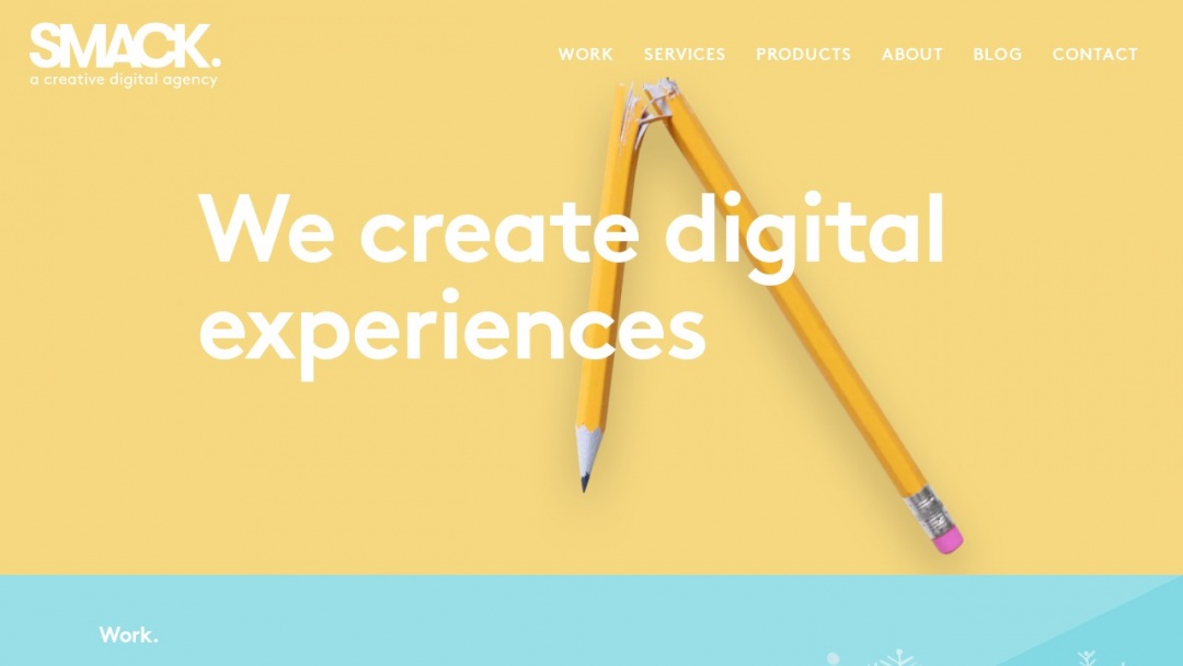 Screenshot of SMACK's Website