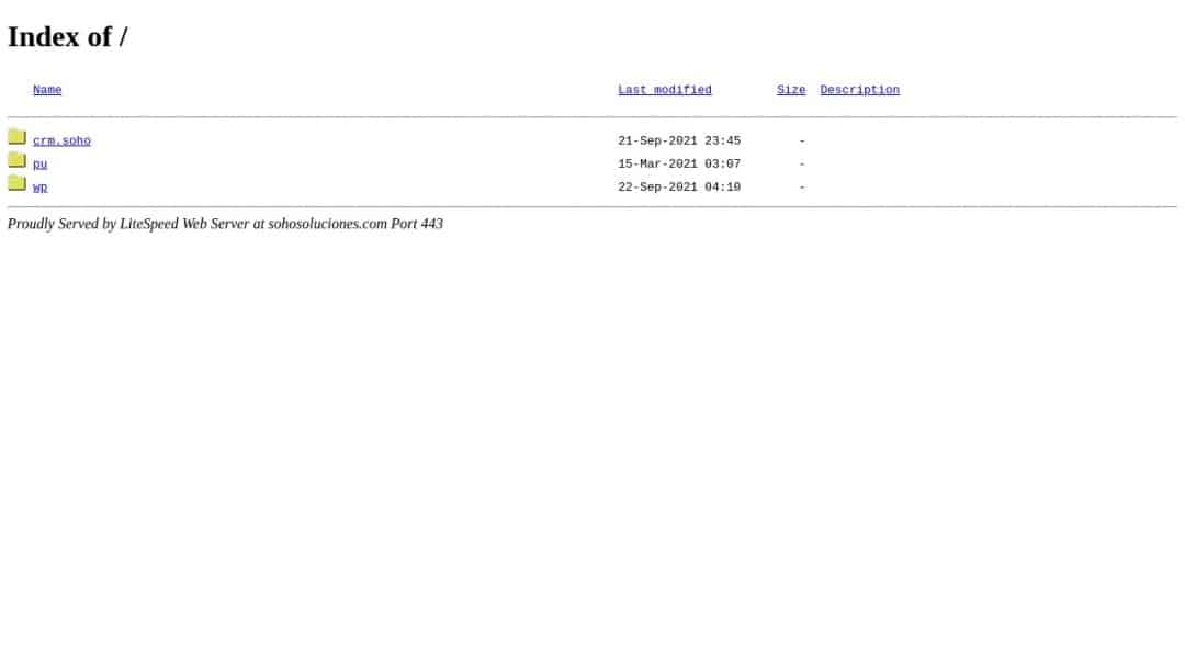 Screenshot of SOHO Soluciones's Website
