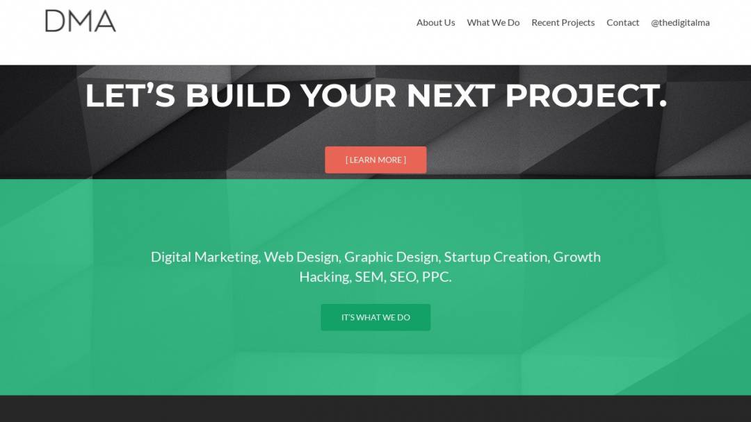 Screenshot of The Digital Marketing Agency - Santa Barbara, CA's Website