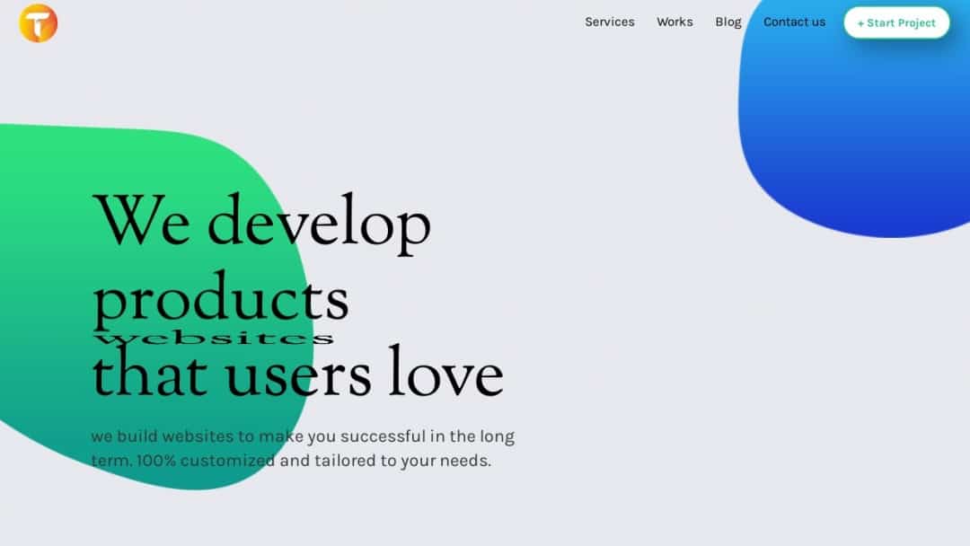 Screenshot of Trafix's Website