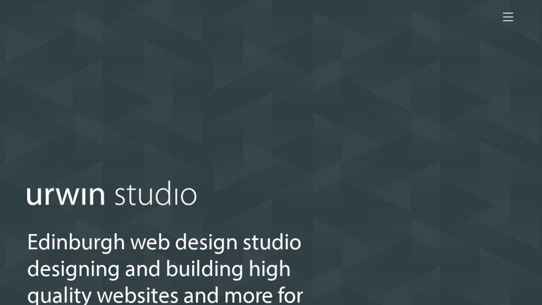 Screenshot of Urwin Digital's Website