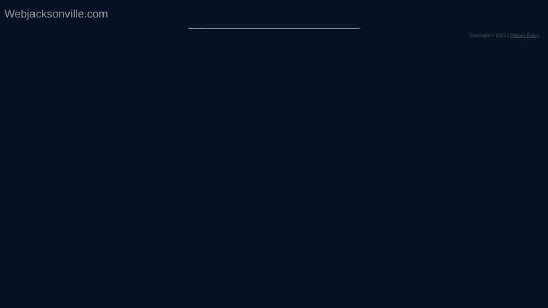 Screenshot of Web Jacksonville's Website