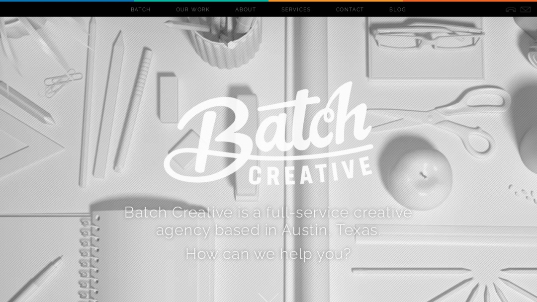 Screenshot of Batch Creative's Website