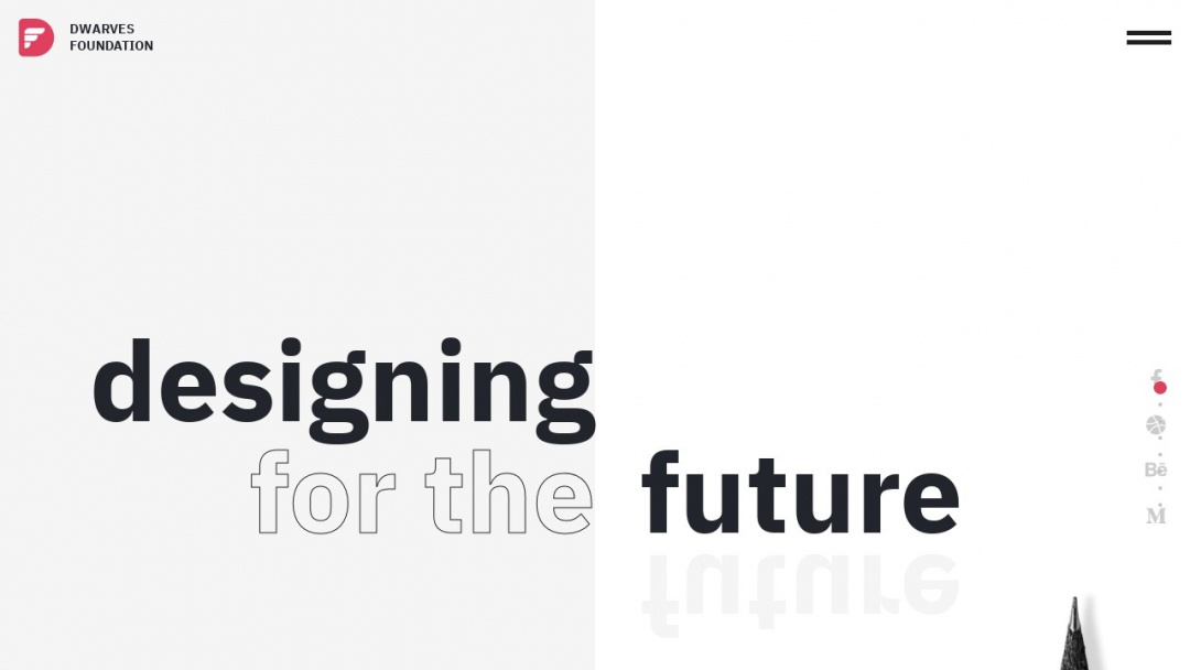 Screenshot of Dwarves Design's Website