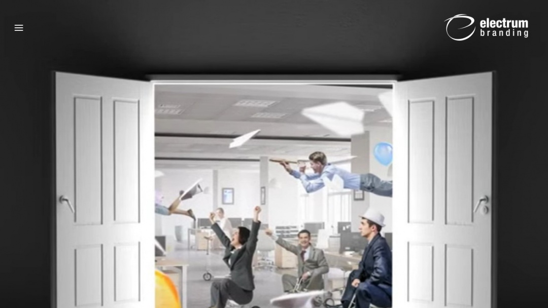 Screenshot of Electrum Branding's Website