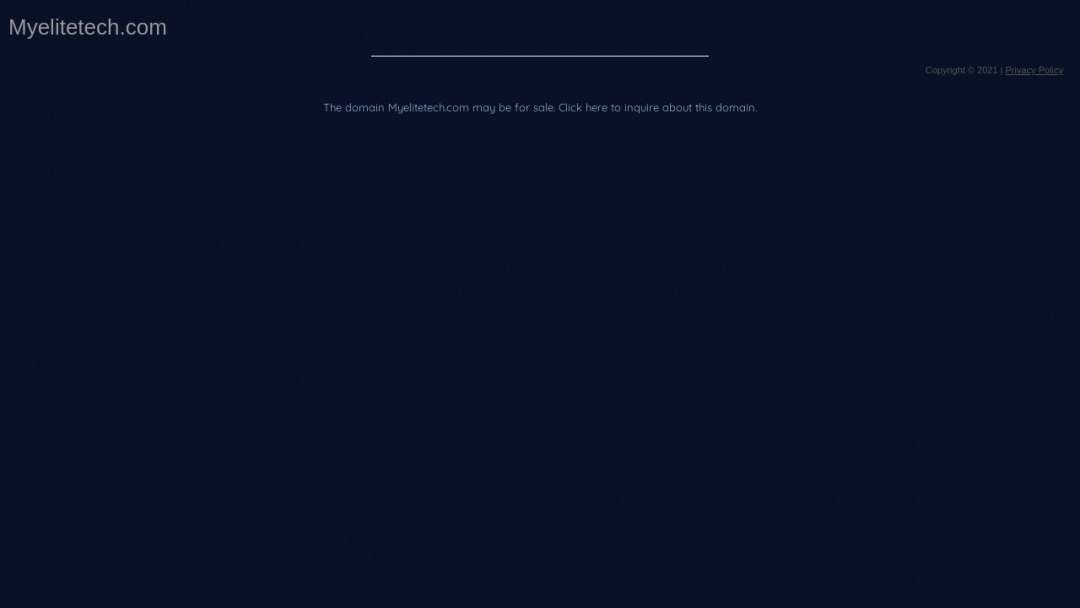 Screenshot of Elite Tech IT Consultants's Website