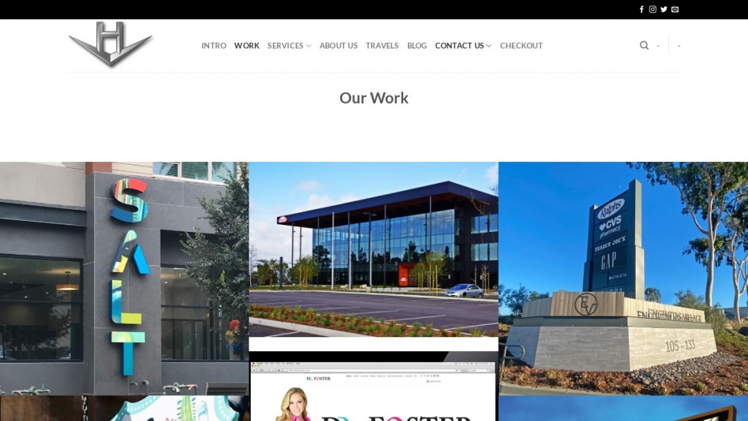 Screenshot of Hi Octane Design's Website