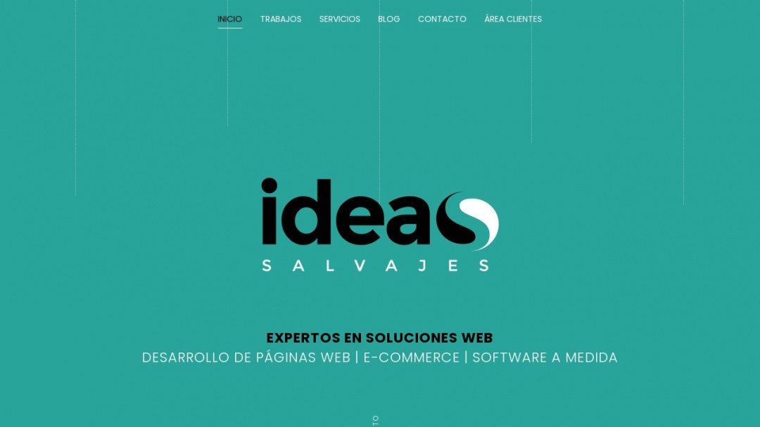 Screenshot of Ideas Salvajes's Website