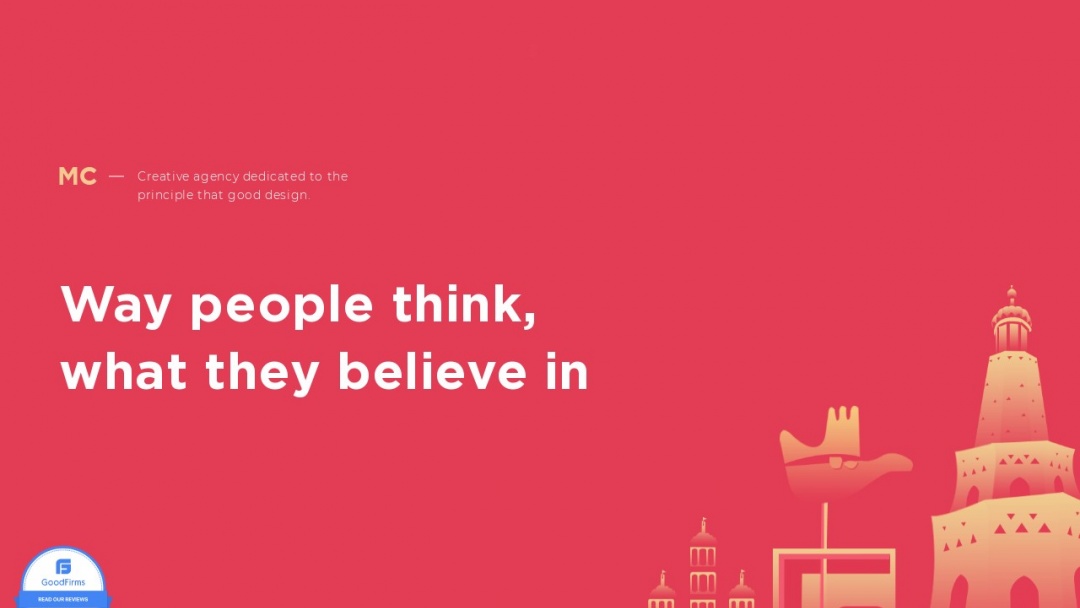 Screenshot of Master Creationz's Website