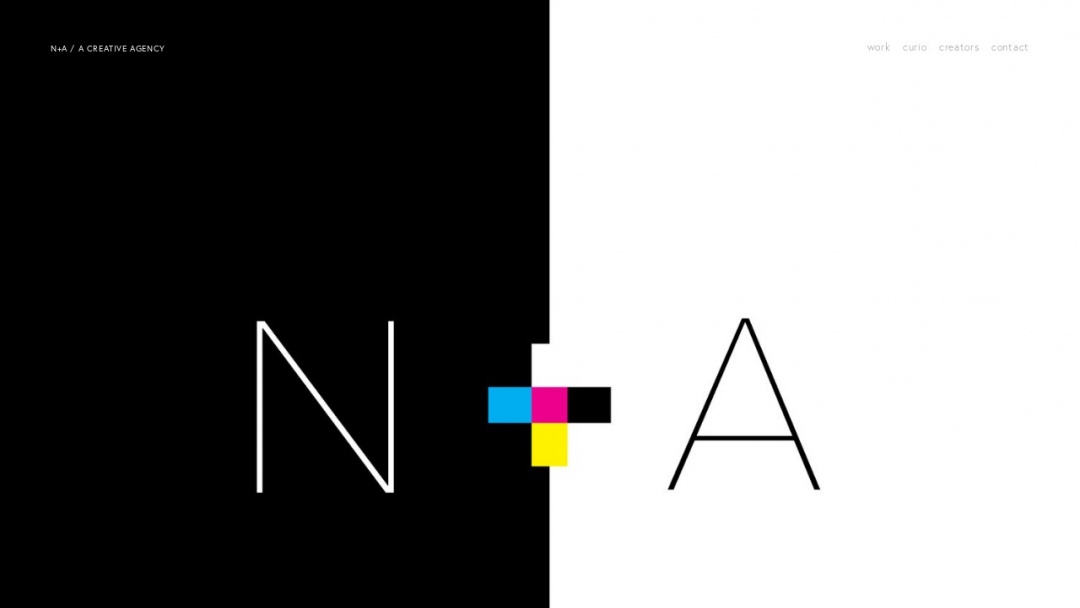 Screenshot of N+A's Website