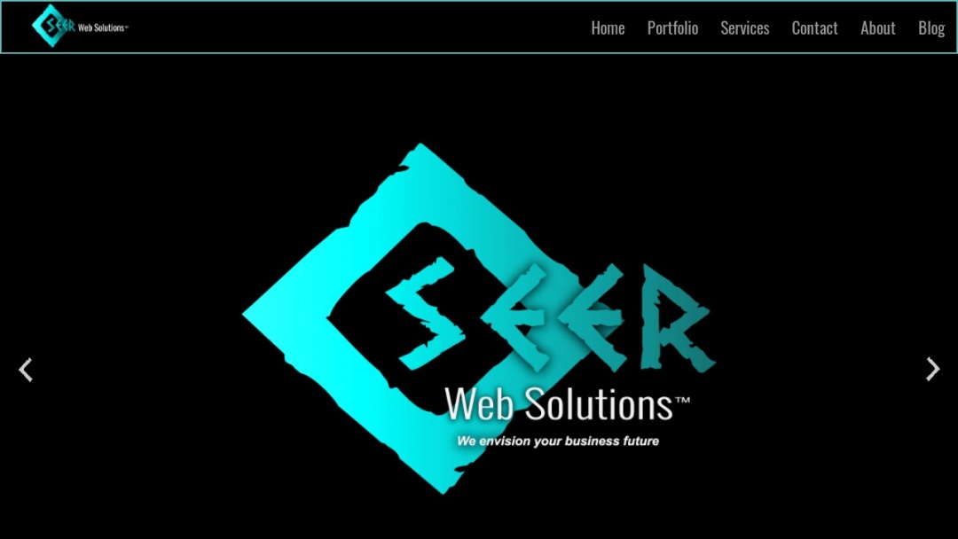 Screenshot of Seer Web Solutions's Website