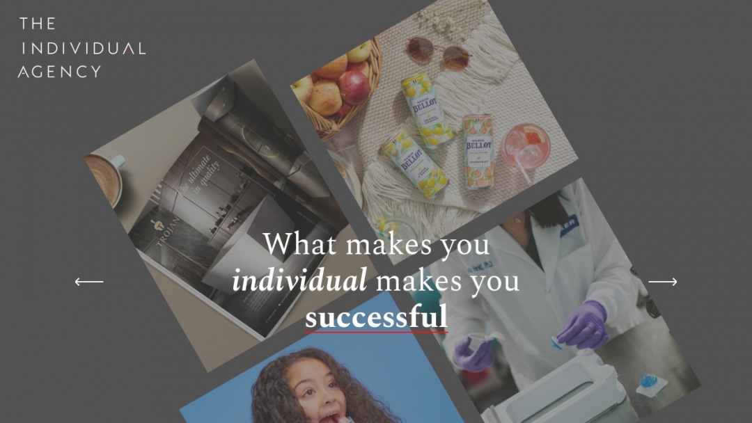 Screenshot of The Individual Agency's Website