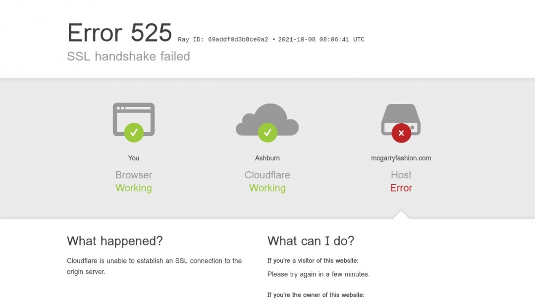 Screenshot of The McGarry Agency's Website