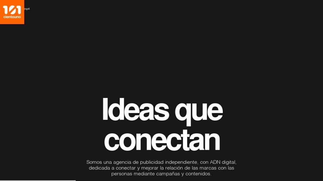 Screenshot of 101- cientouno's Website