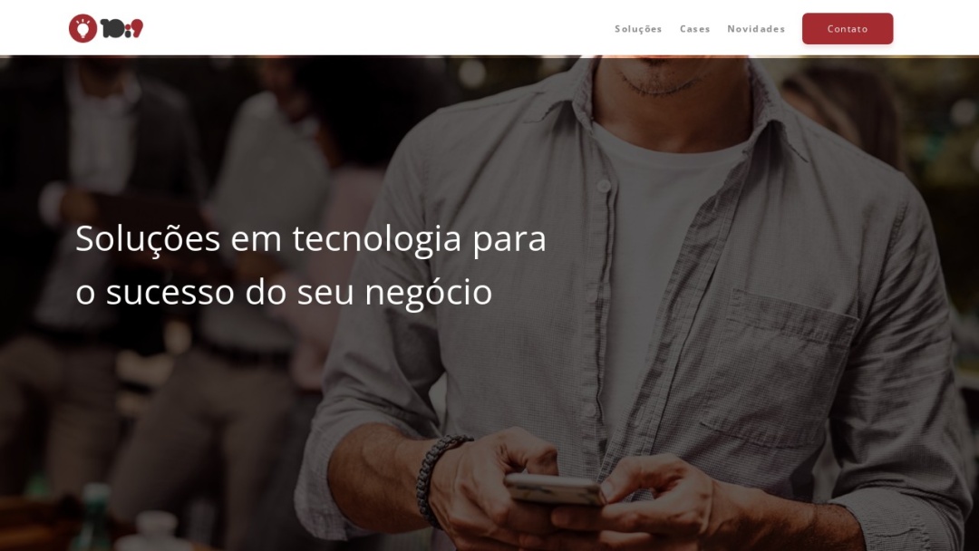 Screenshot of 10i9's Website