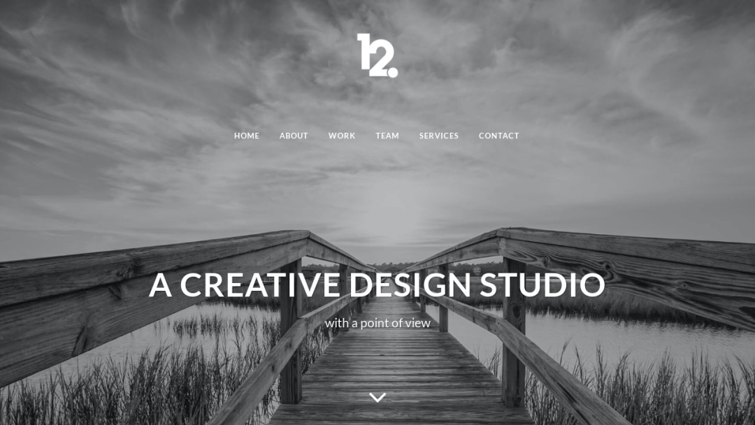 Screenshot of 12pt Creative's Website