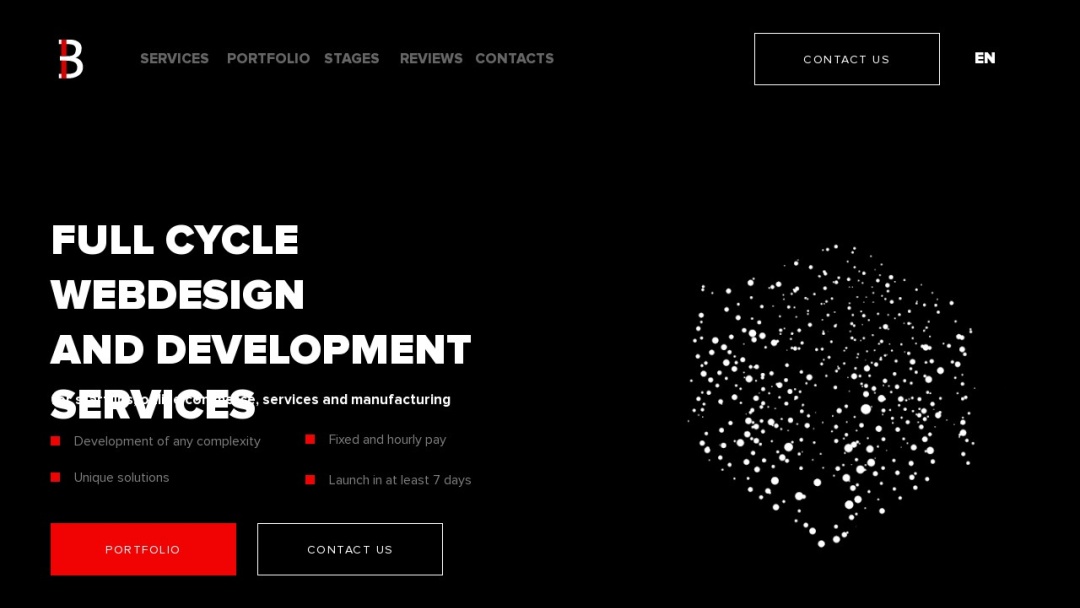 Screenshot of 13DIGITAL PRO's Website