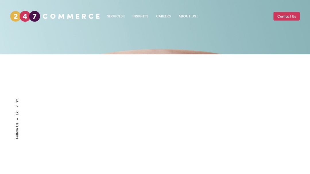 Screenshot of 247 Commerce's Website