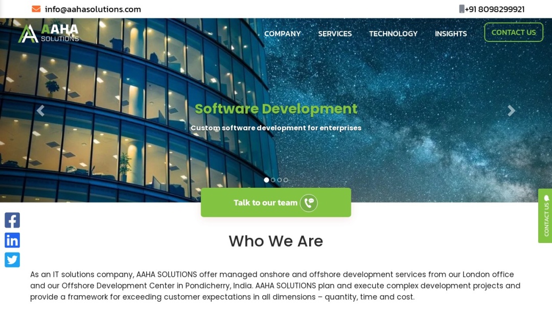 AAHA Solutions – Digital Excellence Awards
