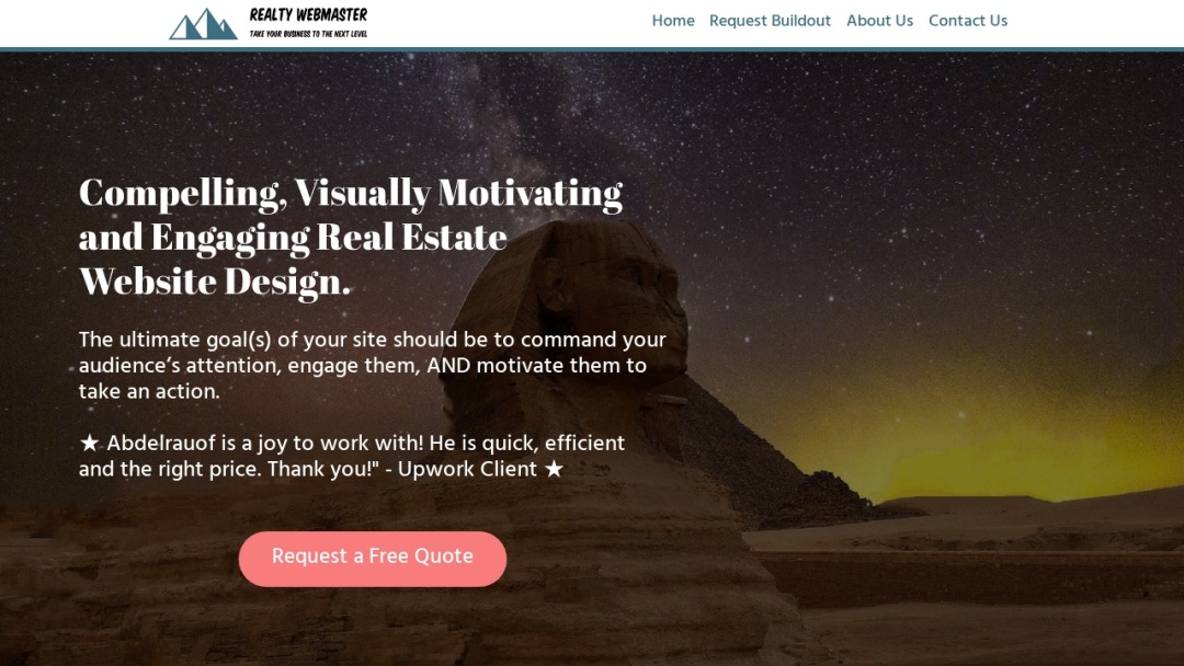 Screenshot of Abdelrauof Mohammed's Website