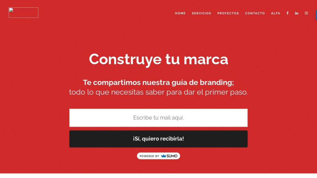 Screenshot of Albor's Website