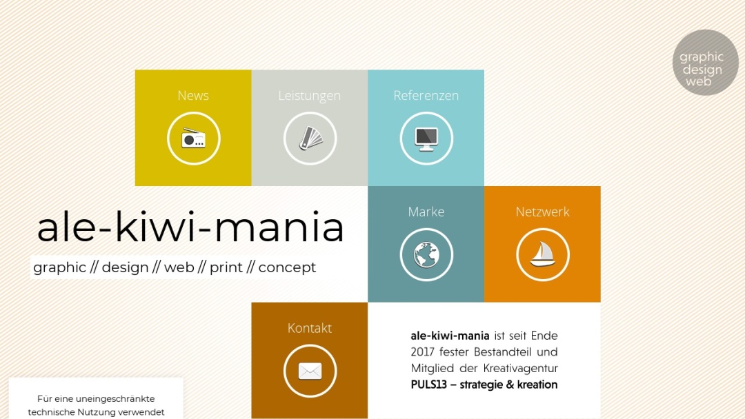 Screenshot of ale-kiwi-mania's Website