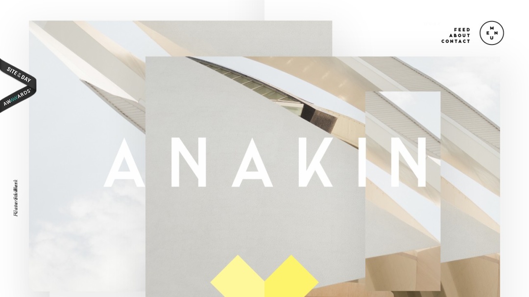 Screenshot of Anakin Design Studio's Website