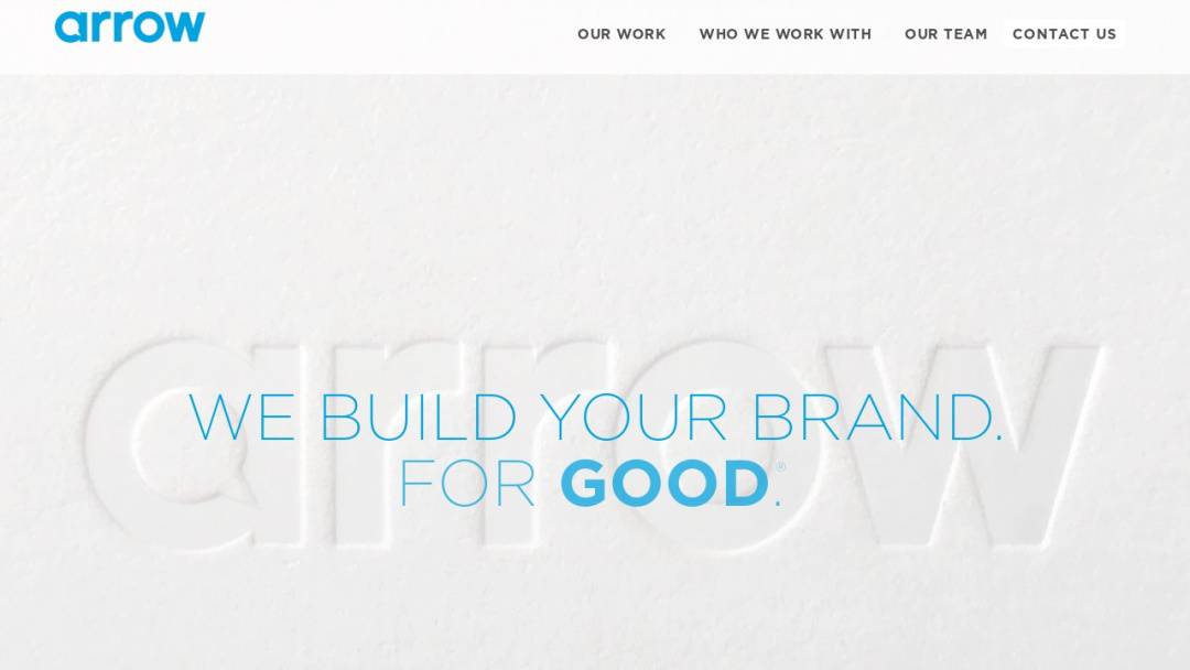 Screenshot of Arrow Media, LLC's Website