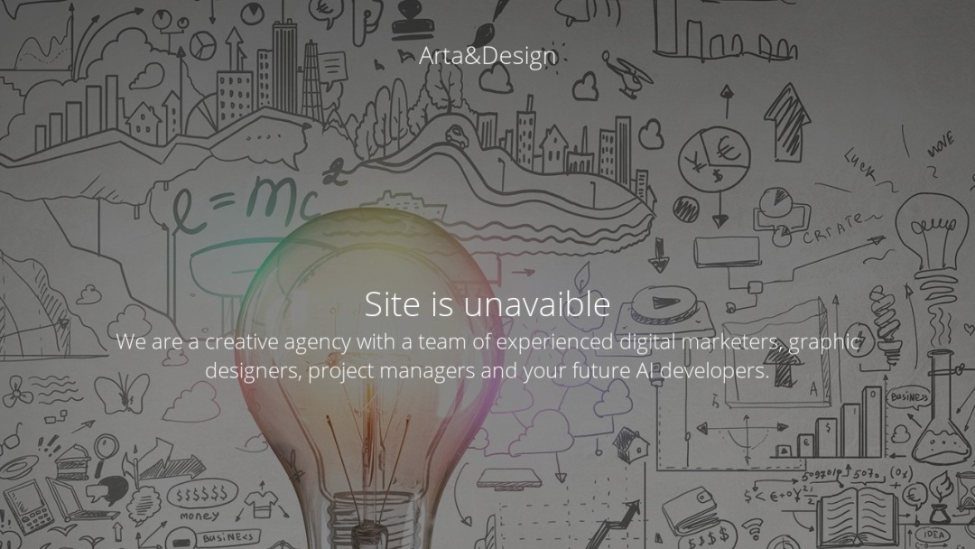 Screenshot of Arta&Design's Website